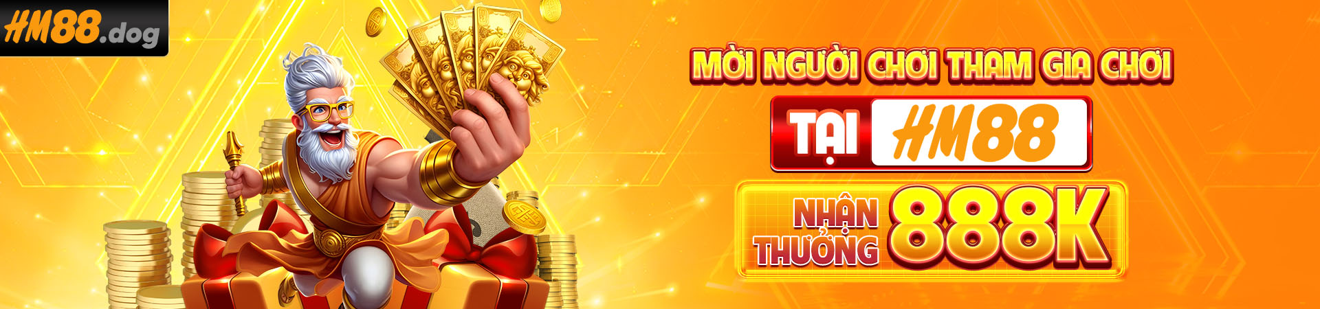 Mời người chơi tham gia chơi tại hm88 nhận 88k