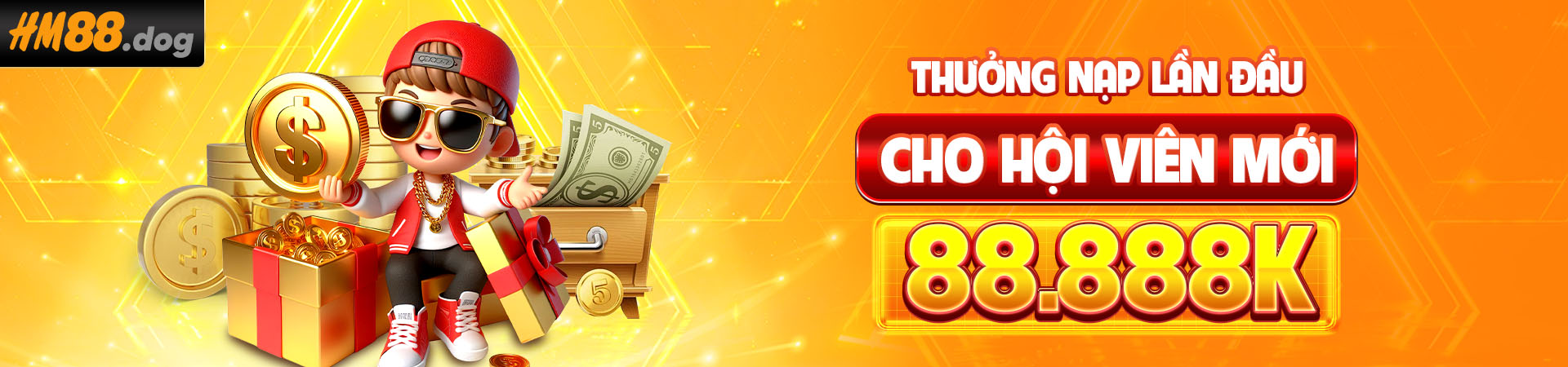 Thưởng nạp lần đầu cho hội viên mới 88.888k